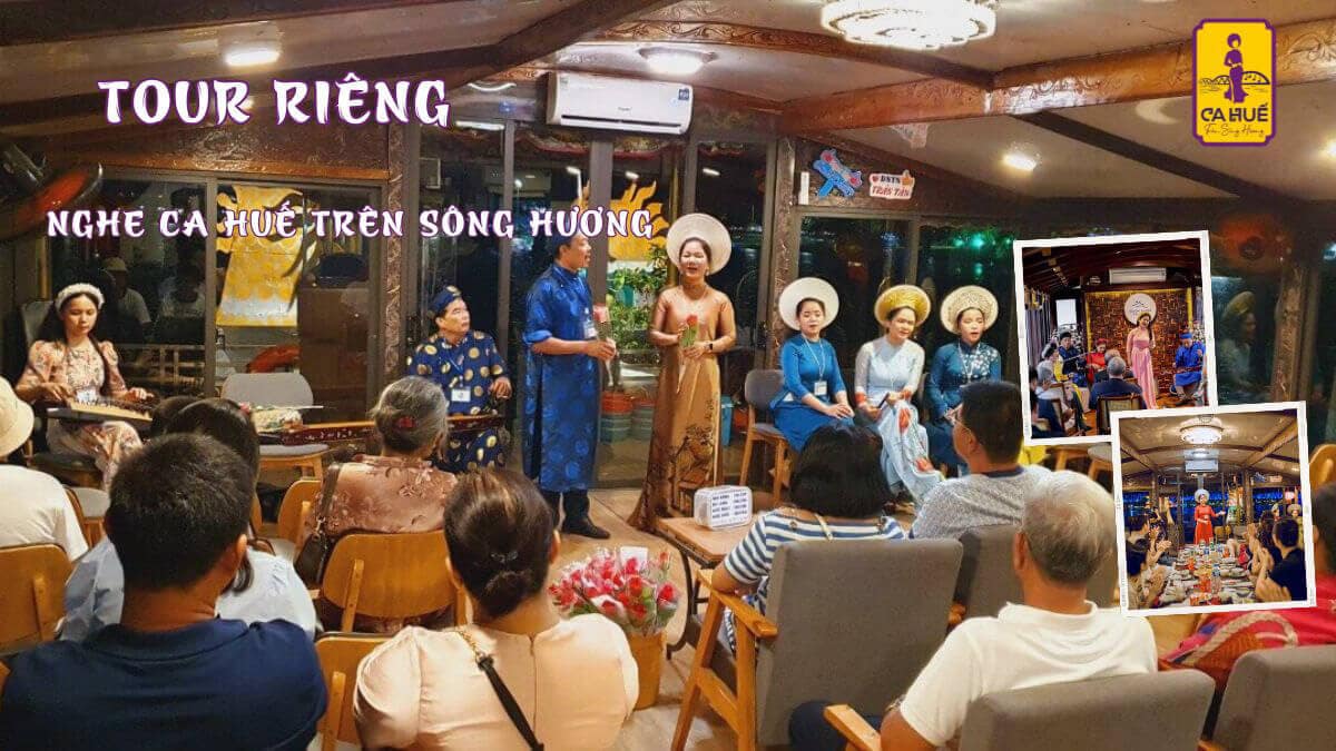 tour bao thuyền nghe ca Huế