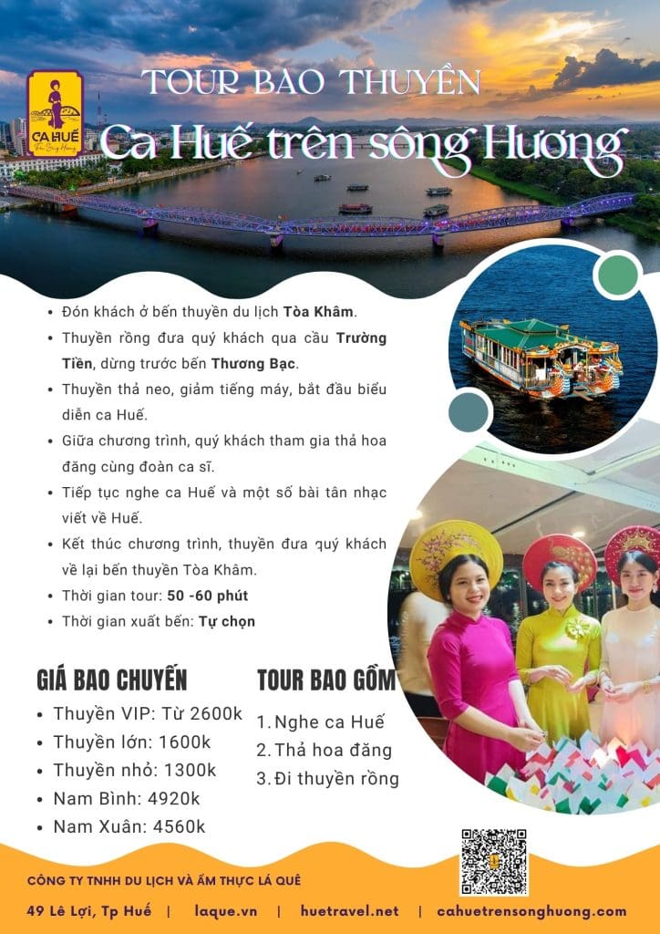 Nghe ca Huế sông Hương